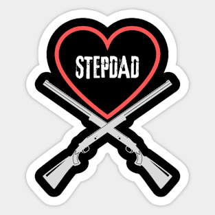 hunting stepdad Sticker